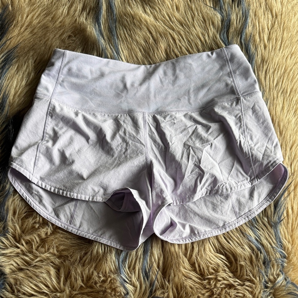 lululemon athletica Light Lavender Running Shorts